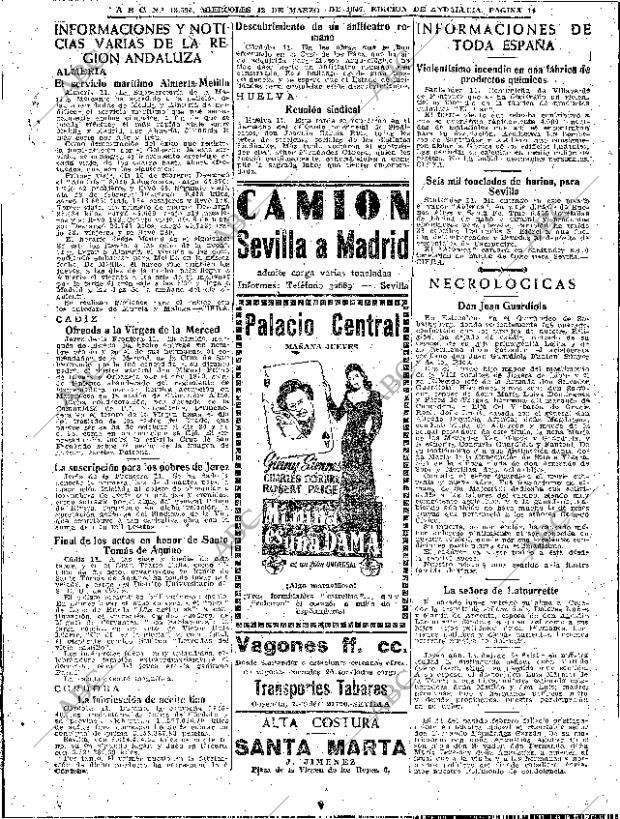 ABC SEVILLA 12-03-1947 página 14