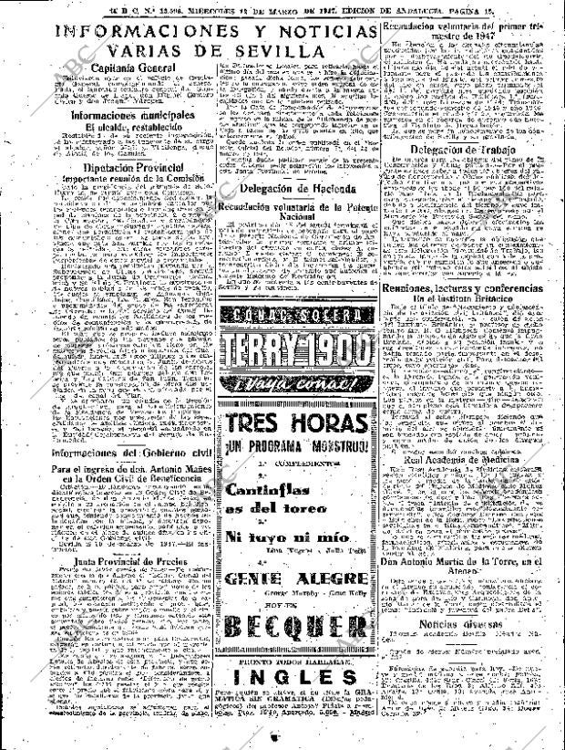 ABC SEVILLA 12-03-1947 página 15