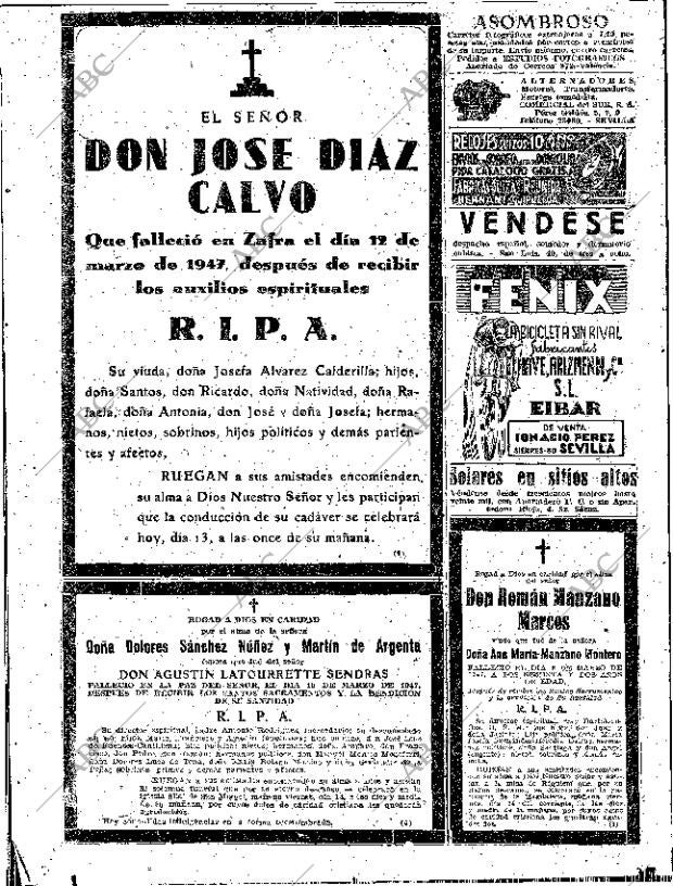 ABC SEVILLA 13-03-1947 página 14