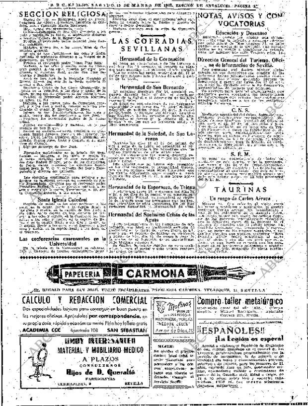 ABC SEVILLA 15-03-1947 página 12