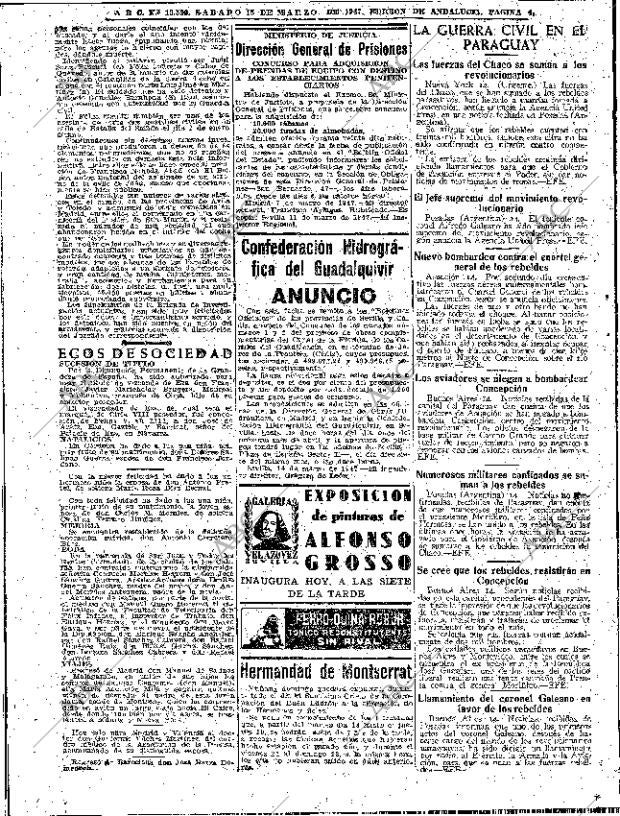 ABC SEVILLA 15-03-1947 página 4
