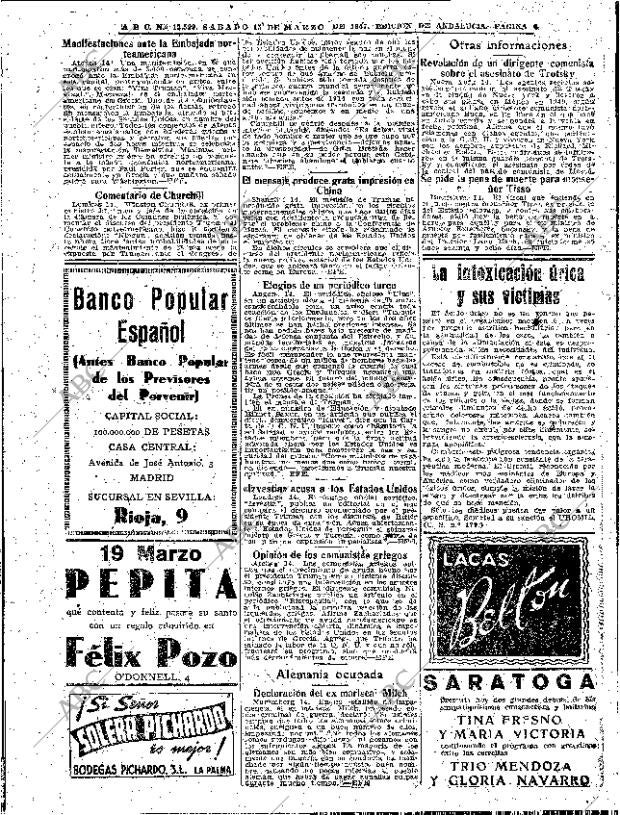 ABC SEVILLA 15-03-1947 página 6