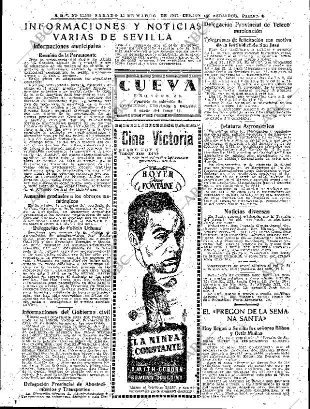 ABC SEVILLA 15-03-1947 página 9