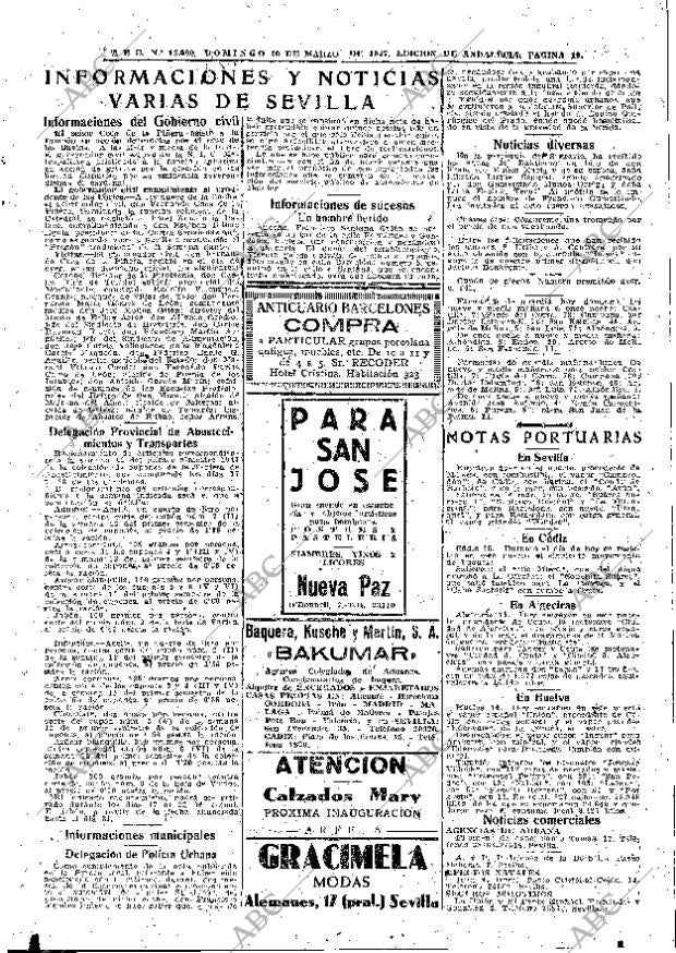ABC SEVILLA 16-03-1947 página 19