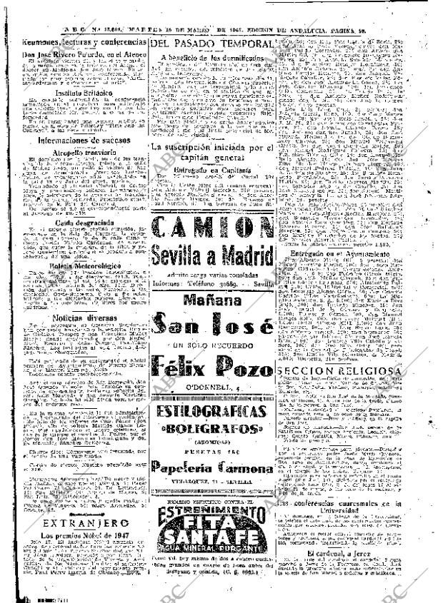 ABC SEVILLA 18-03-1947 página 10