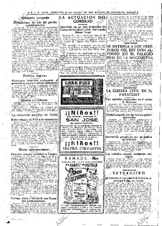 ABC SEVILLA 19-03-1947 página 5