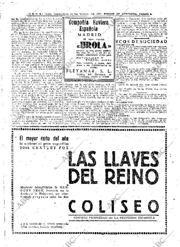 ABC SEVILLA 19-03-1947 página 8