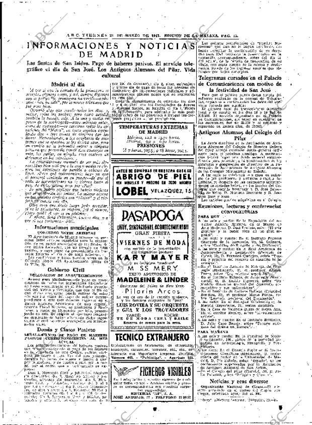 ABC MADRID 21-03-1947 página 15