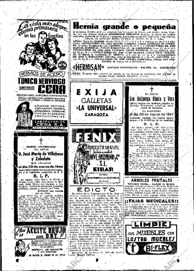 ABC MADRID 21-03-1947 página 22