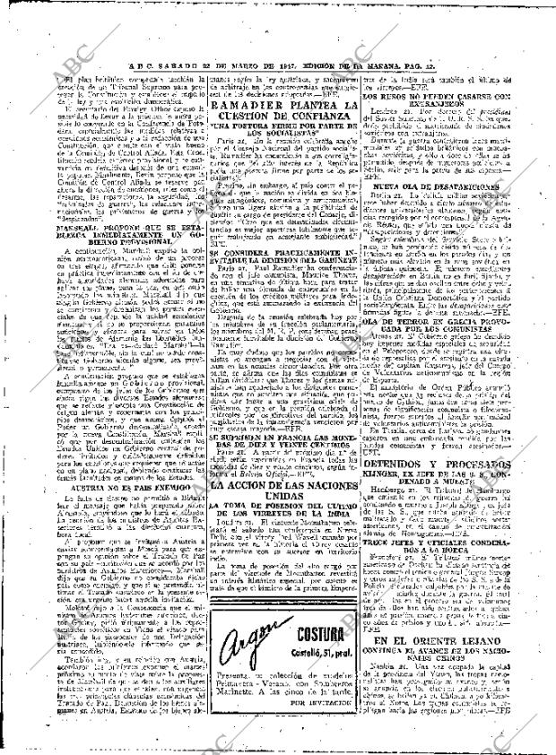 ABC MADRID 22-03-1947 página 12