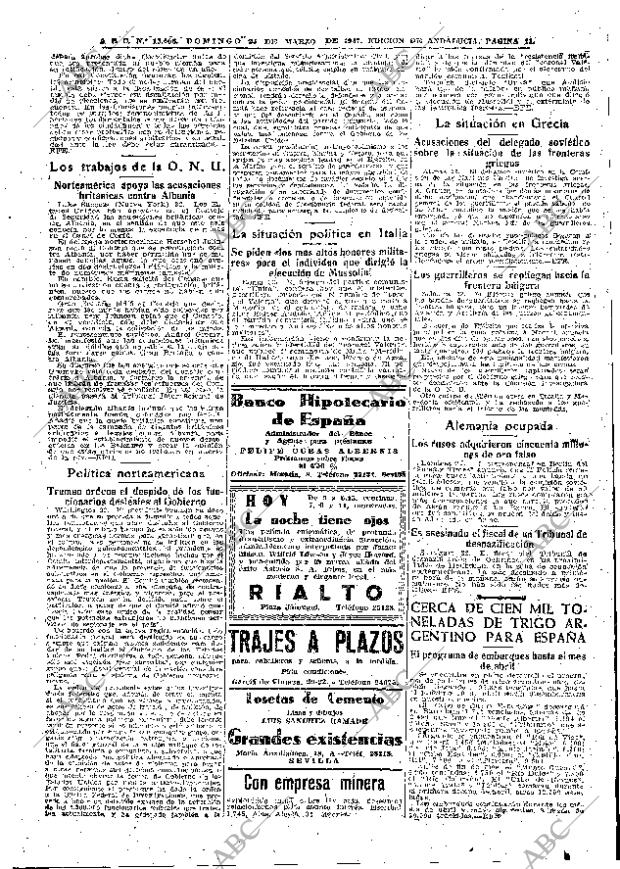 ABC SEVILLA 23-03-1947 página 11