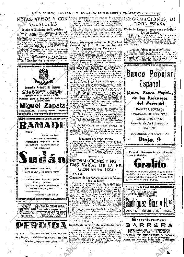 ABC SEVILLA 23-03-1947 página 17