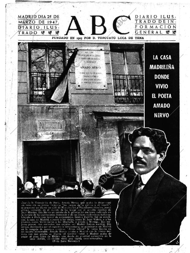ABC MADRID 25-03-1947 página 1