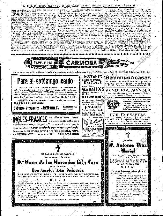 ABC SEVILLA 25-03-1947 página 12