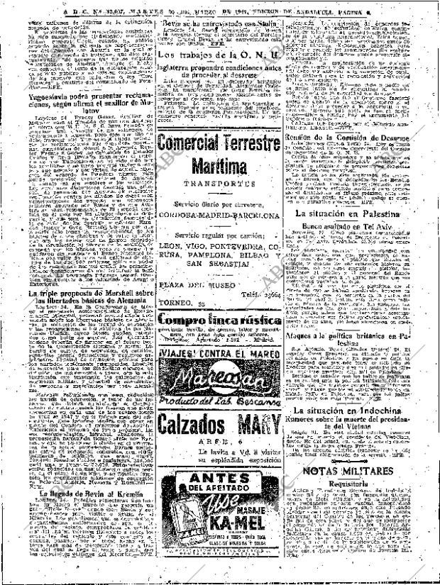 ABC SEVILLA 25-03-1947 página 6