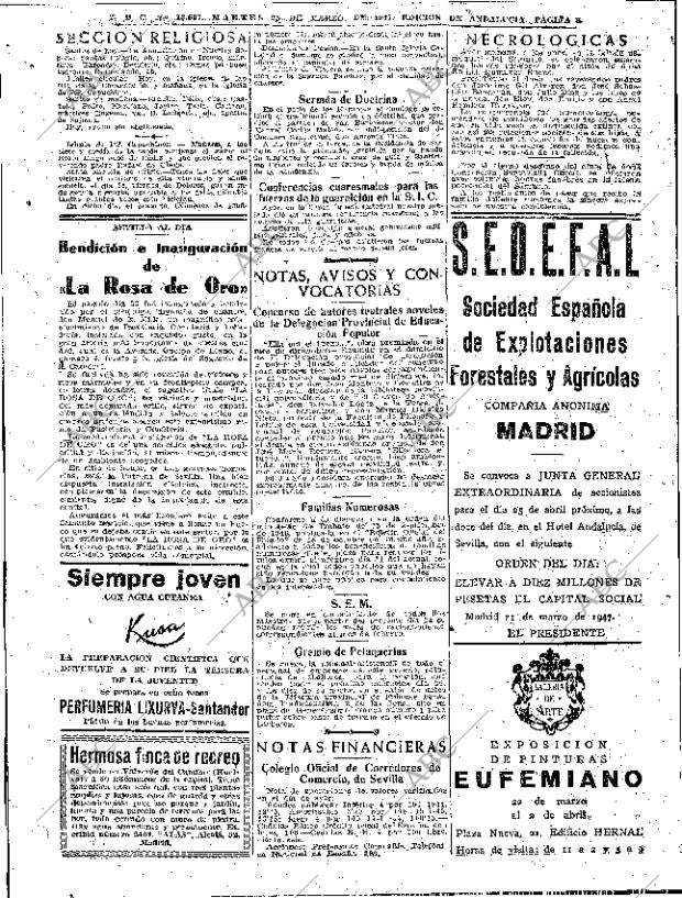 ABC SEVILLA 25-03-1947 página 8