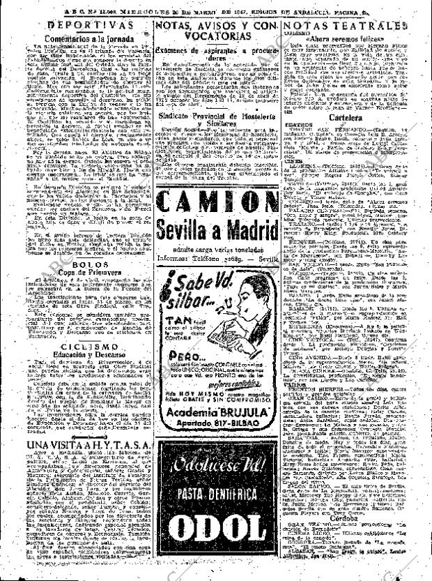 ABC SEVILLA 26-03-1947 página 13