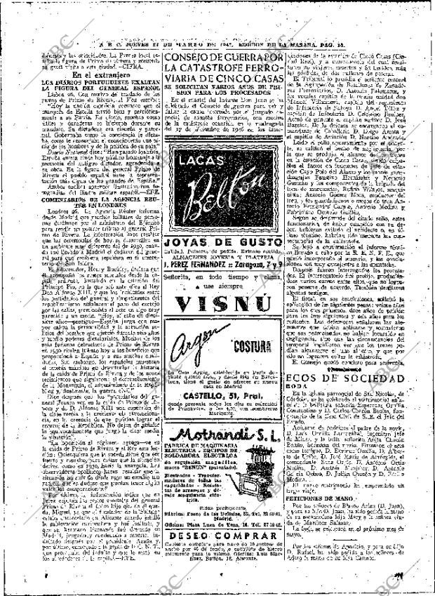 ABC MADRID 27-03-1947 página 10