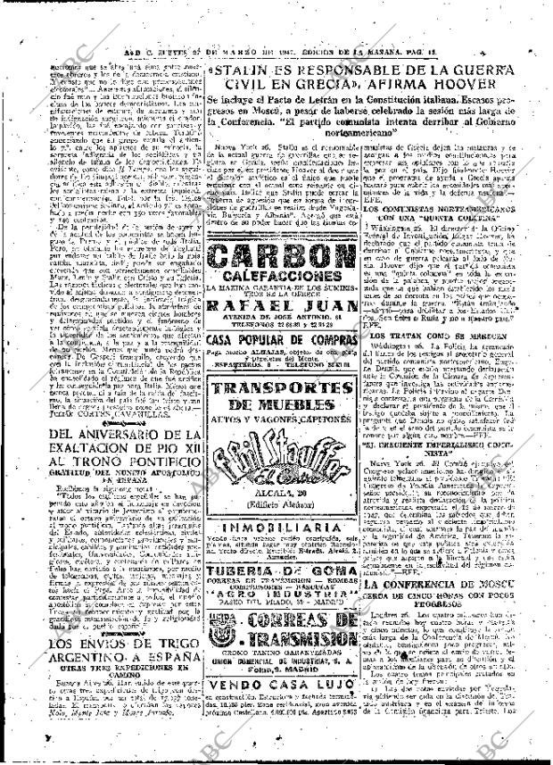 ABC MADRID 27-03-1947 página 13