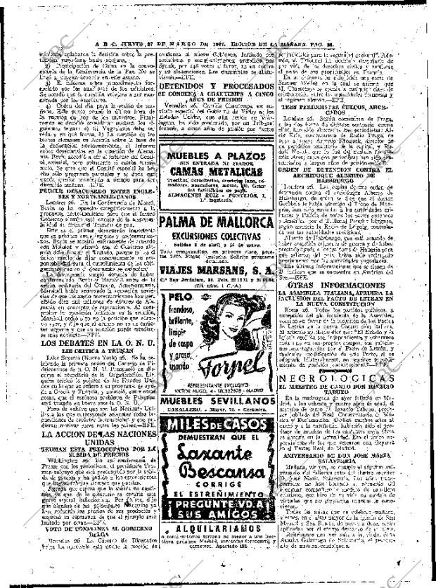 ABC MADRID 27-03-1947 página 14