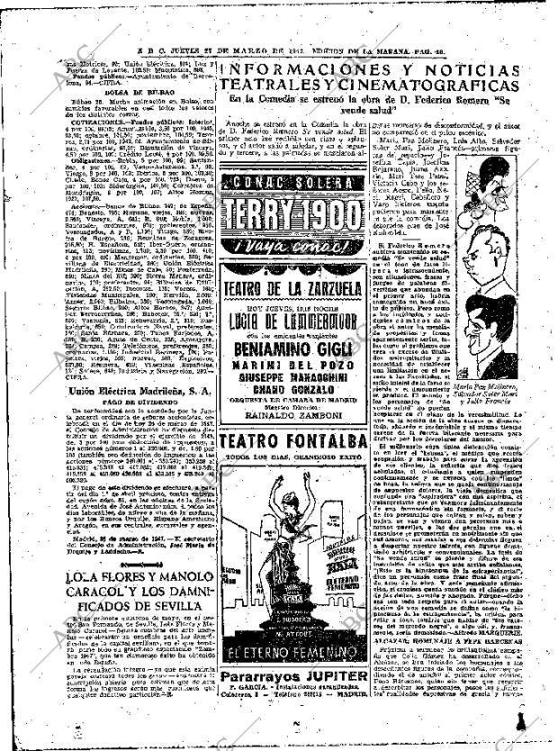 ABC MADRID 27-03-1947 página 18