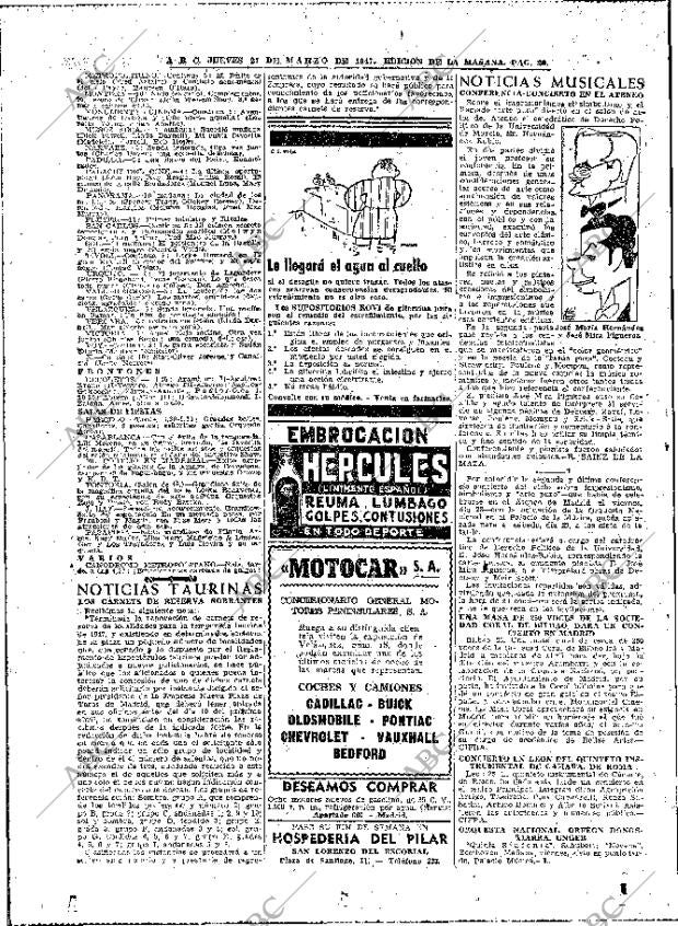 ABC MADRID 27-03-1947 página 20