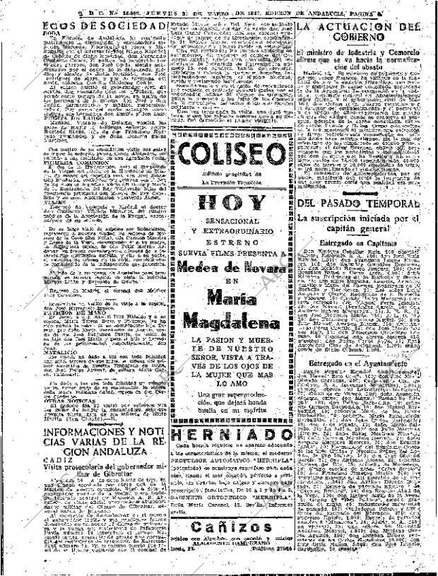 ABC SEVILLA 27-03-1947 página 6
