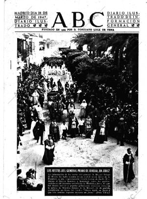 ABC MADRID 28-03-1947 página 1