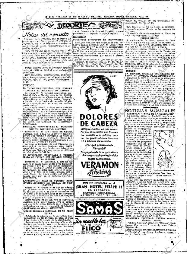 ABC MADRID 28-03-1947 página 20