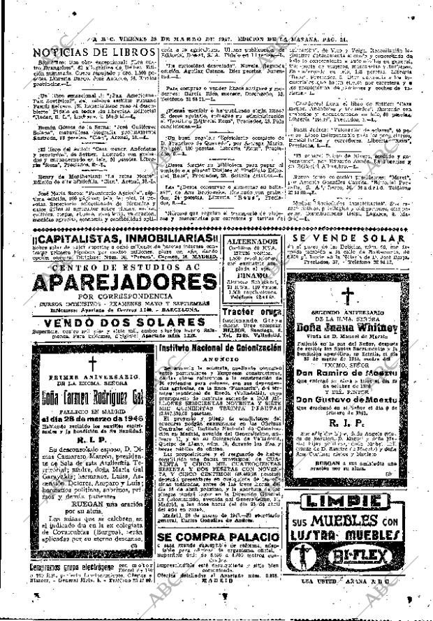 ABC MADRID 28-03-1947 página 21