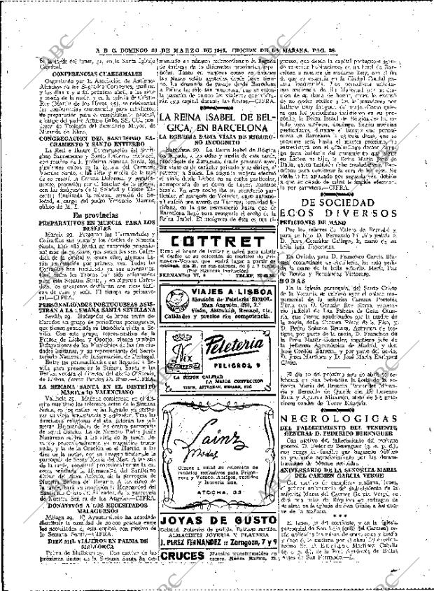 ABC MADRID 30-03-1947 página 28