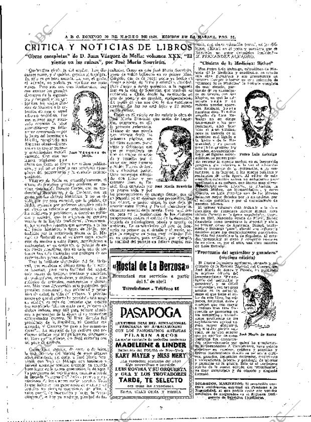 ABC MADRID 30-03-1947 página 31