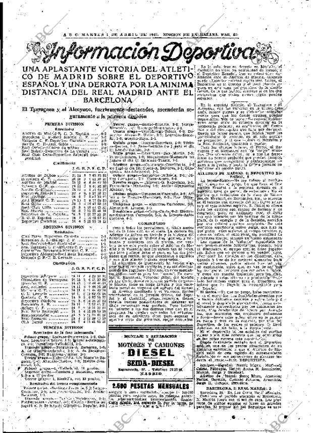 ABC MADRID 01-04-1947 página 27