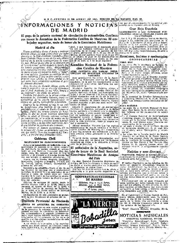 ABC MADRID 10-04-1947 página 16