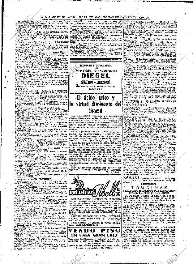 ABC MADRID 10-04-1947 página 19