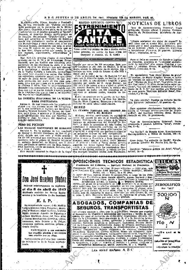 ABC MADRID 10-04-1947 página 21