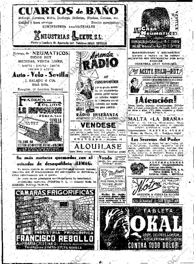 ABC SEVILLA 15-04-1947 página 16