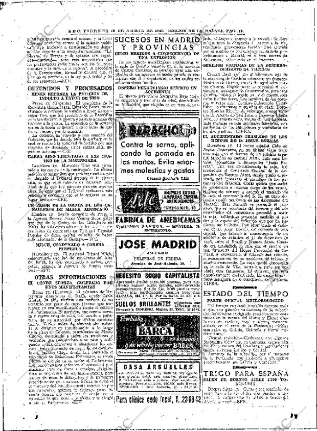 ABC MADRID 18-04-1947 página 14