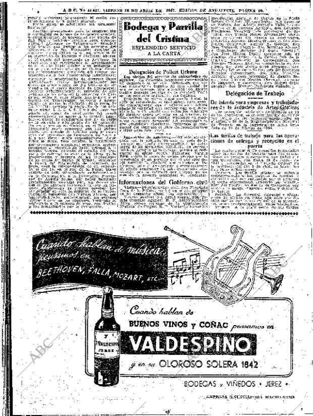 ABC SEVILLA 18-04-1947 página 10