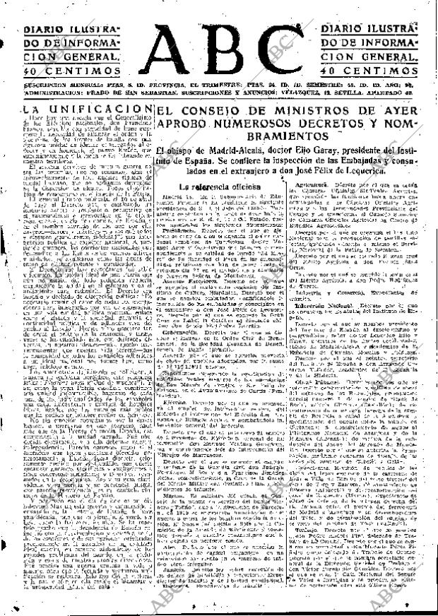 ABC SEVILLA 19-04-1947 página 3