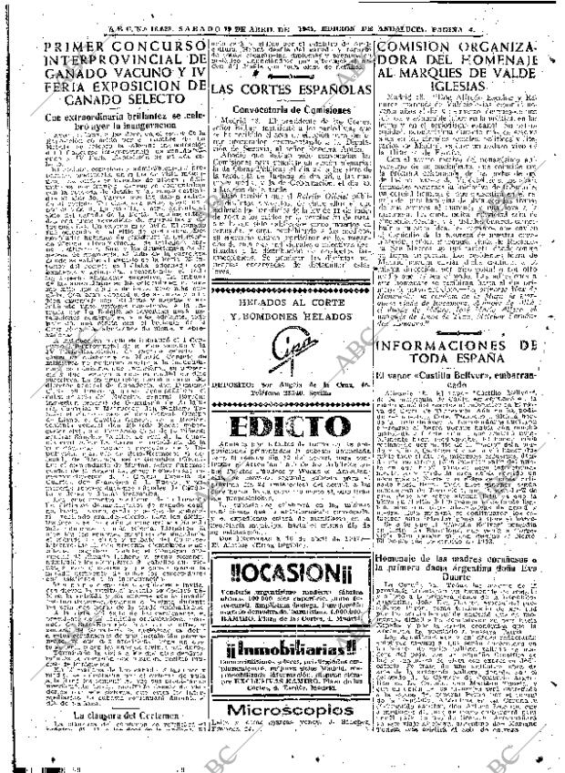 ABC SEVILLA 19-04-1947 página 4