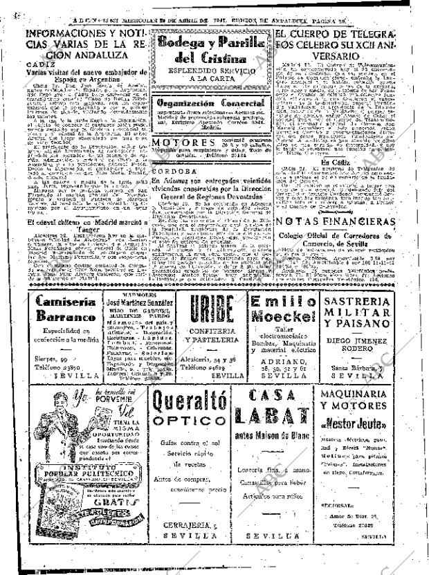 ABC SEVILLA 23-04-1947 página 10