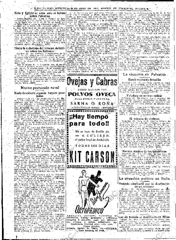 ABC SEVILLA 23-04-1947 página 4