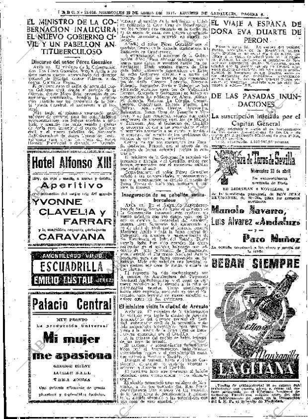 ABC SEVILLA 23-04-1947 página 6