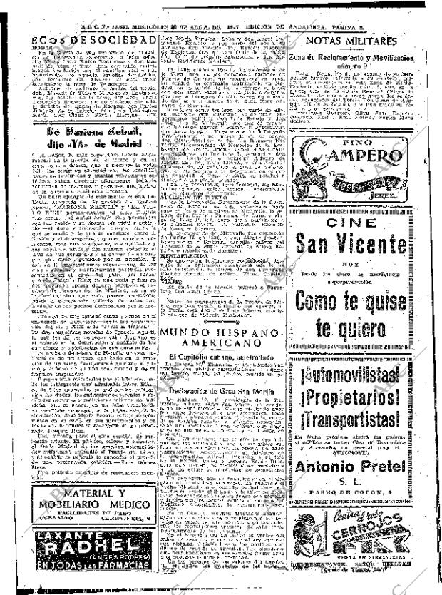 ABC SEVILLA 23-04-1947 página 8