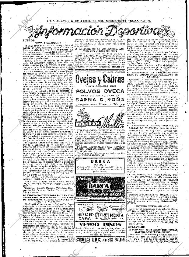 ABC MADRID 24-04-1947 página 20