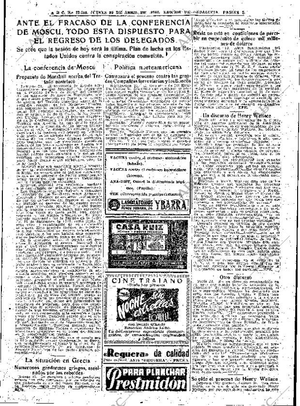 ABC SEVILLA 24-04-1947 página 5
