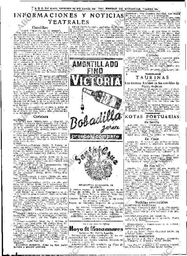 ABC SEVILLA 25-04-1947 página 14