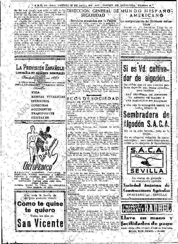 ABC SEVILLA 25-04-1947 página 8