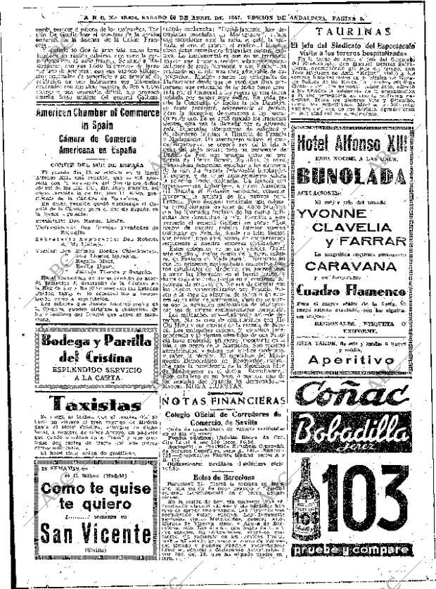 ABC SEVILLA 26-04-1947 página 6